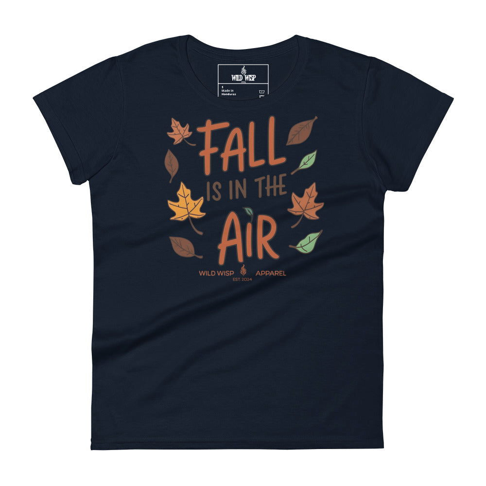 'Fall is in the Air' Women's short sleeve t-shirt T-Shirts