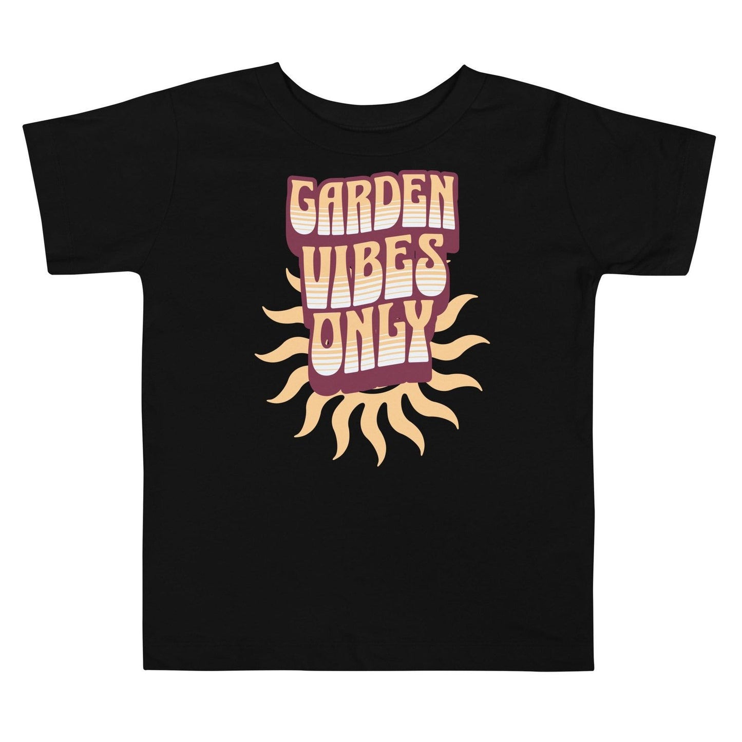 'Garden Vibes Only' Toddler Short Sleeve Tee T-Shirts