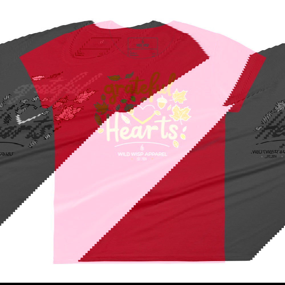 'Grateful Hearts' Women's short sleeve t-shirt T-Shirts