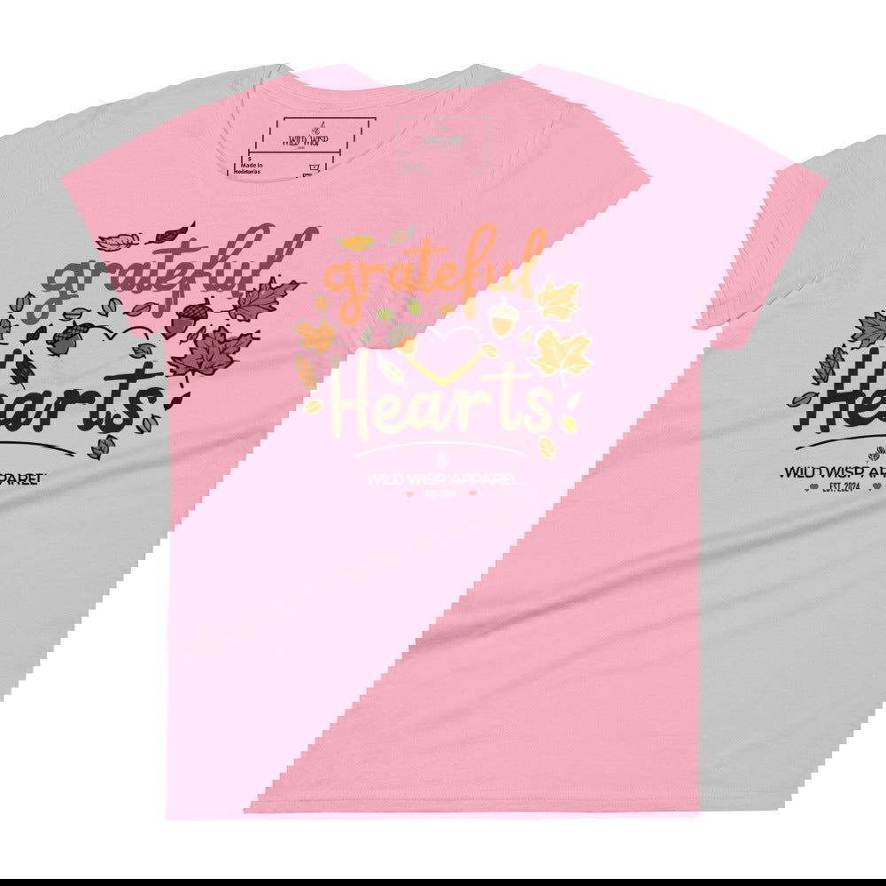 'Grateful Hearts' Women's short sleeve t-shirt T-Shirts