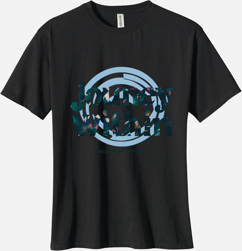 'Journey Within' Organic Unisex Crewneck T-shirt T-Shirts