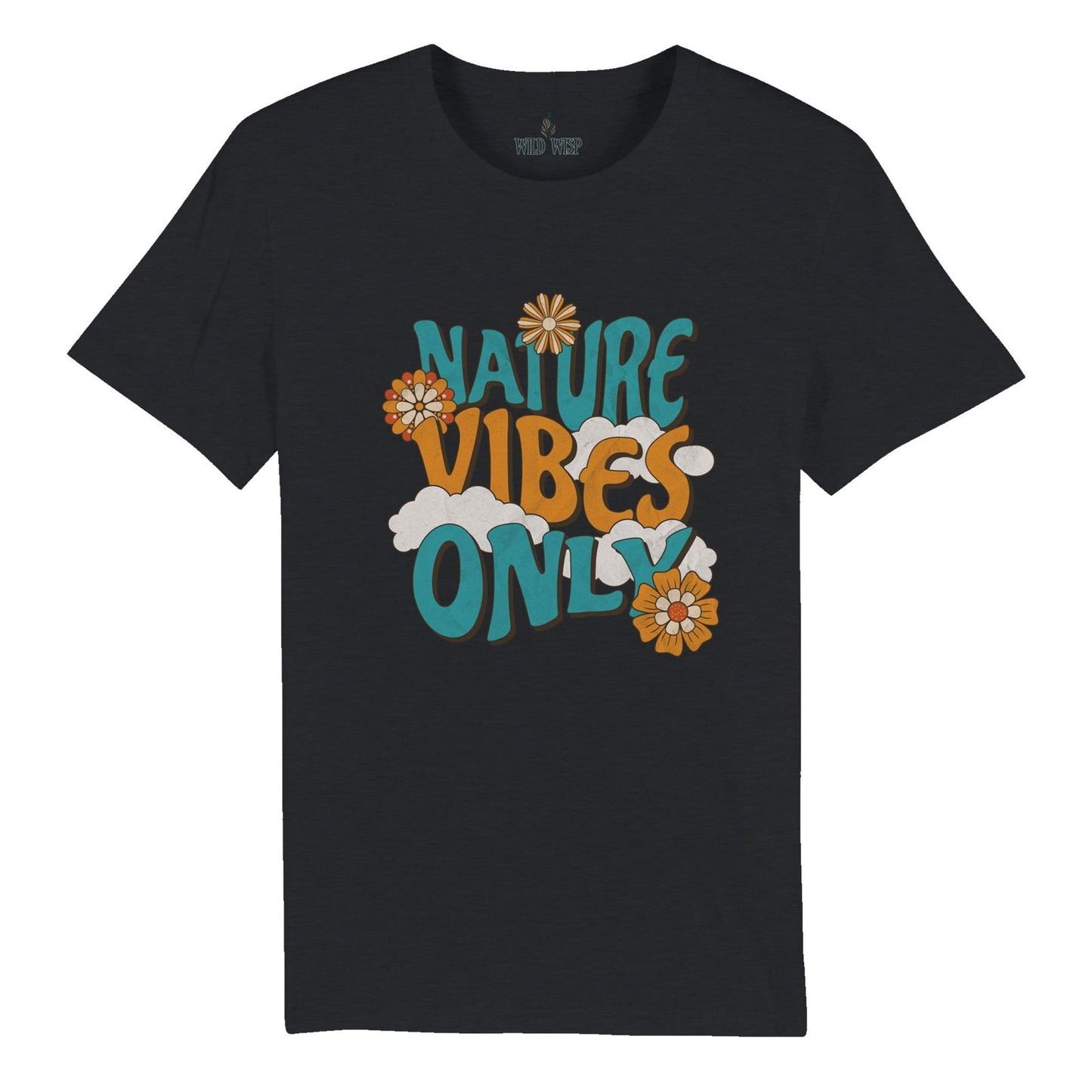 'Nature Vibes Only' Organic Unisex Crewneck T-shirt T-Shirts