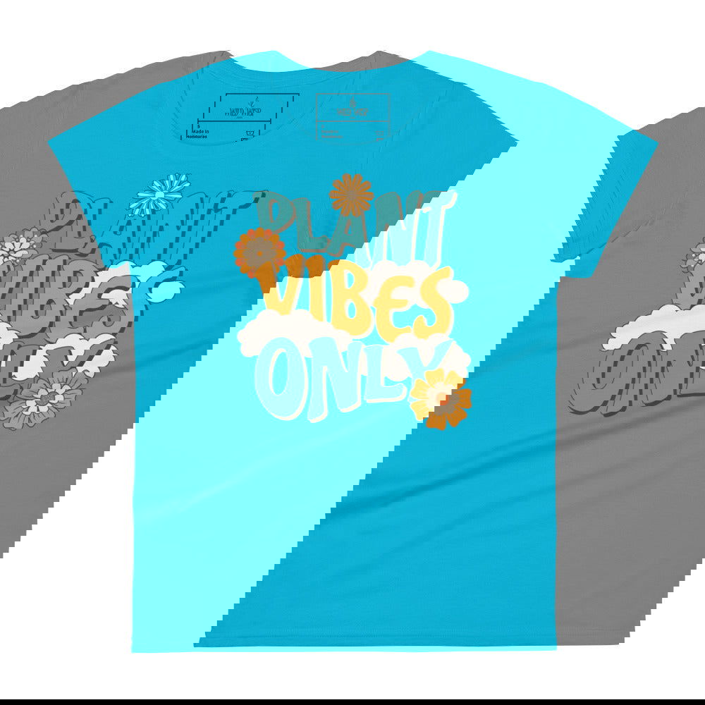 'Plant Vibes Only' Women's short sleeve t-shirt T-Shirts