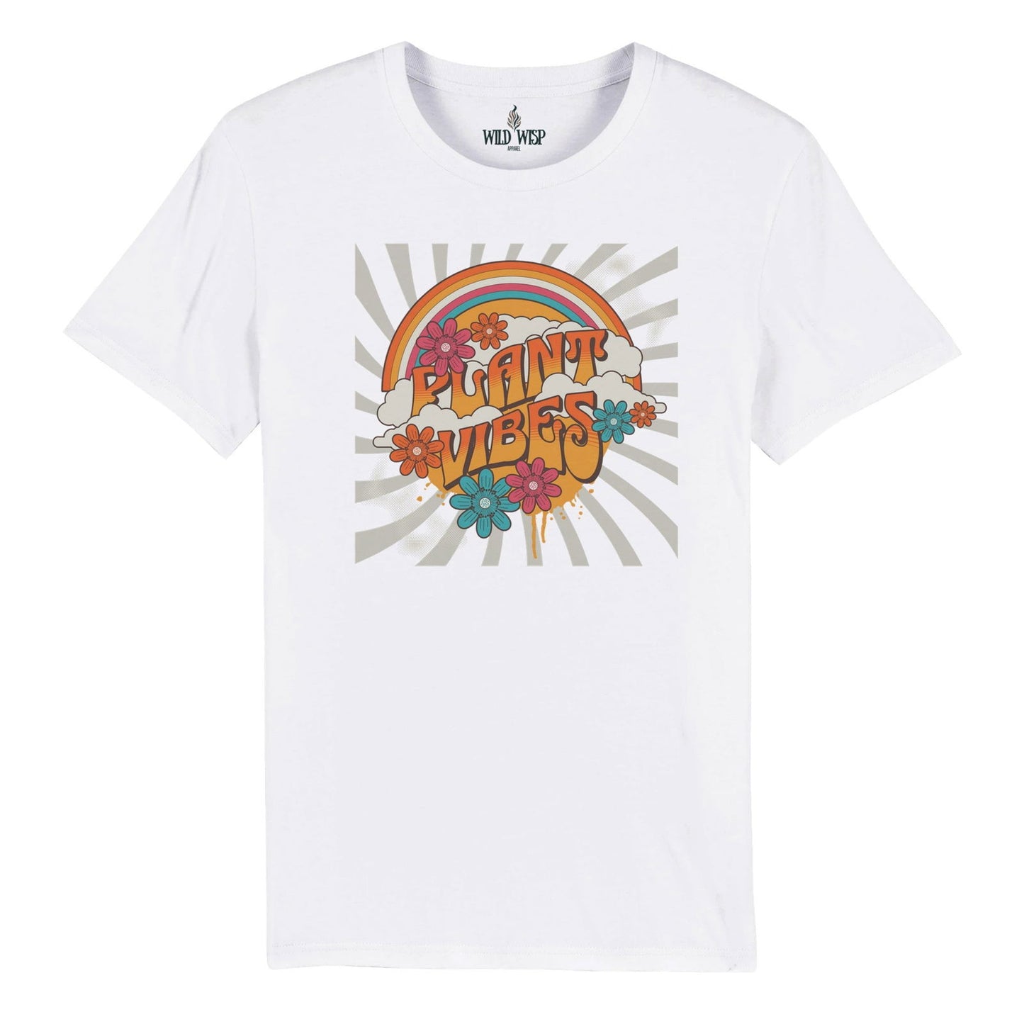 'Plant Vibes' Organic Unisex Crewneck T-shirt T-Shirts