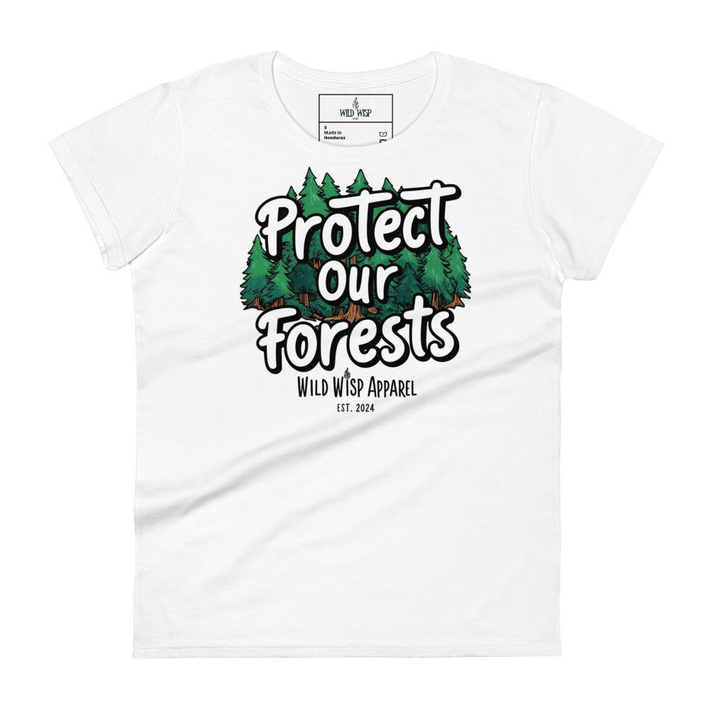 'Protect our Forests' Women's short sleeve t-shirt T-Shirts
