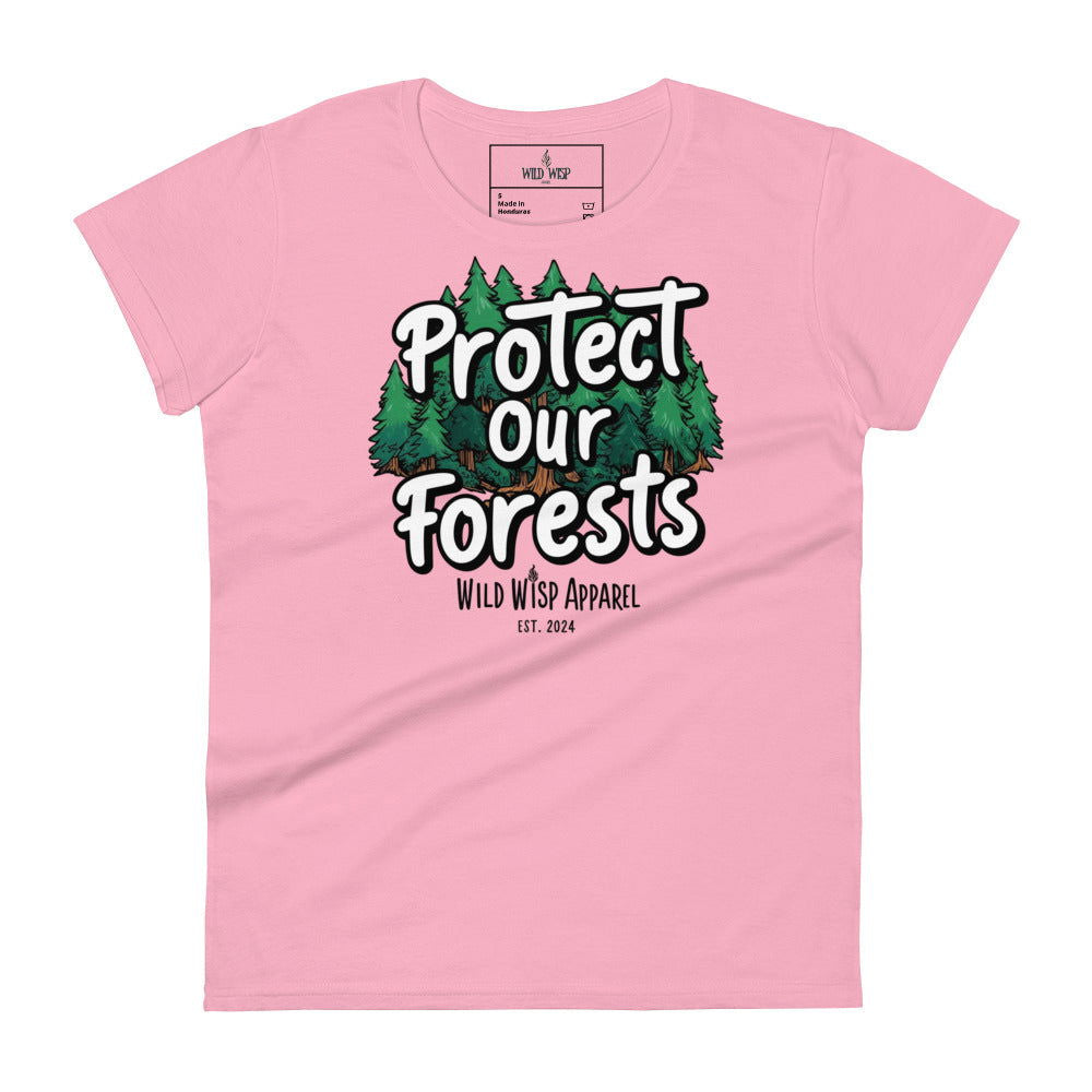 'Protect our Forests' Women's short sleeve t-shirt T-Shirts
