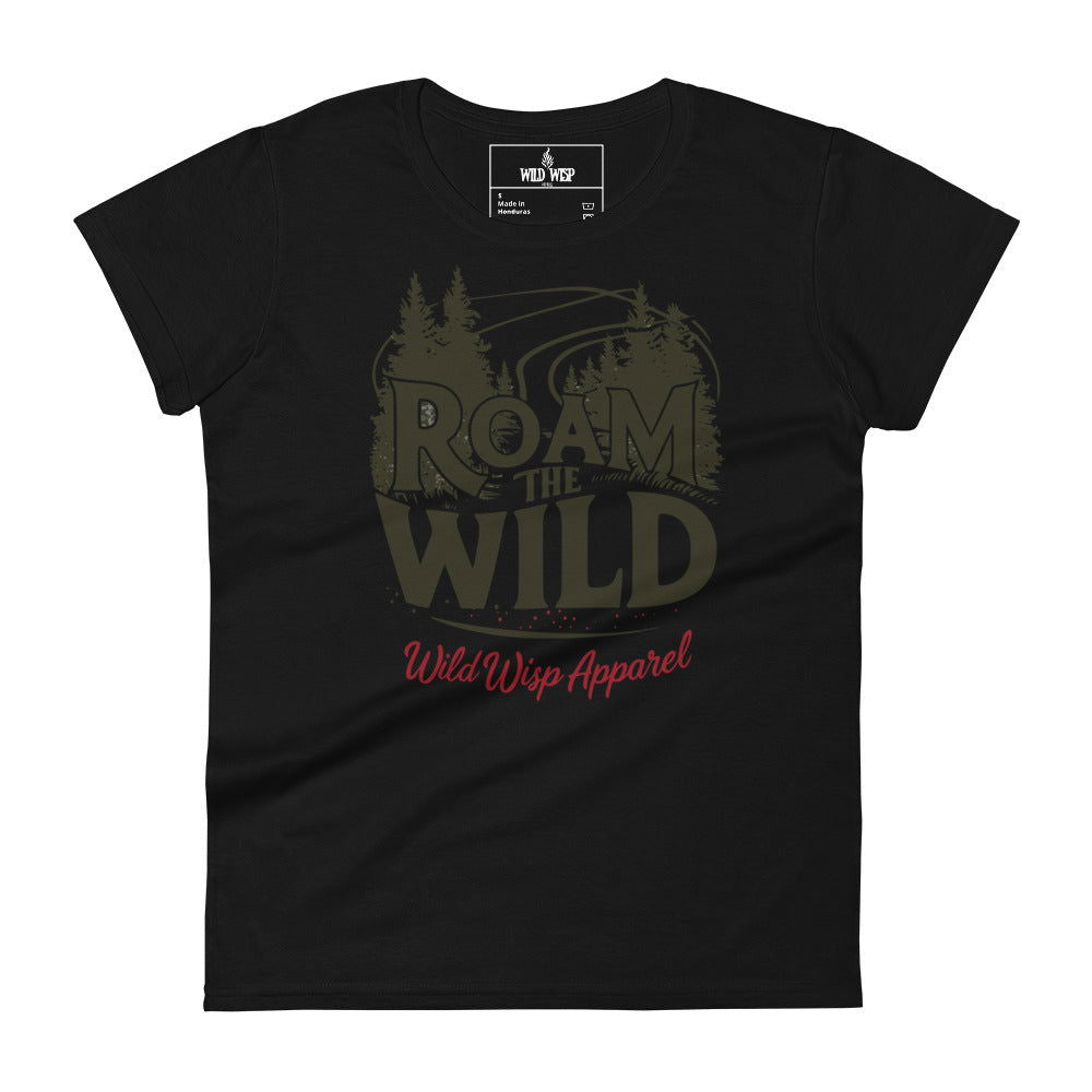 'Roam the Wild' Women's short sleeve t-shirt T-Shirts