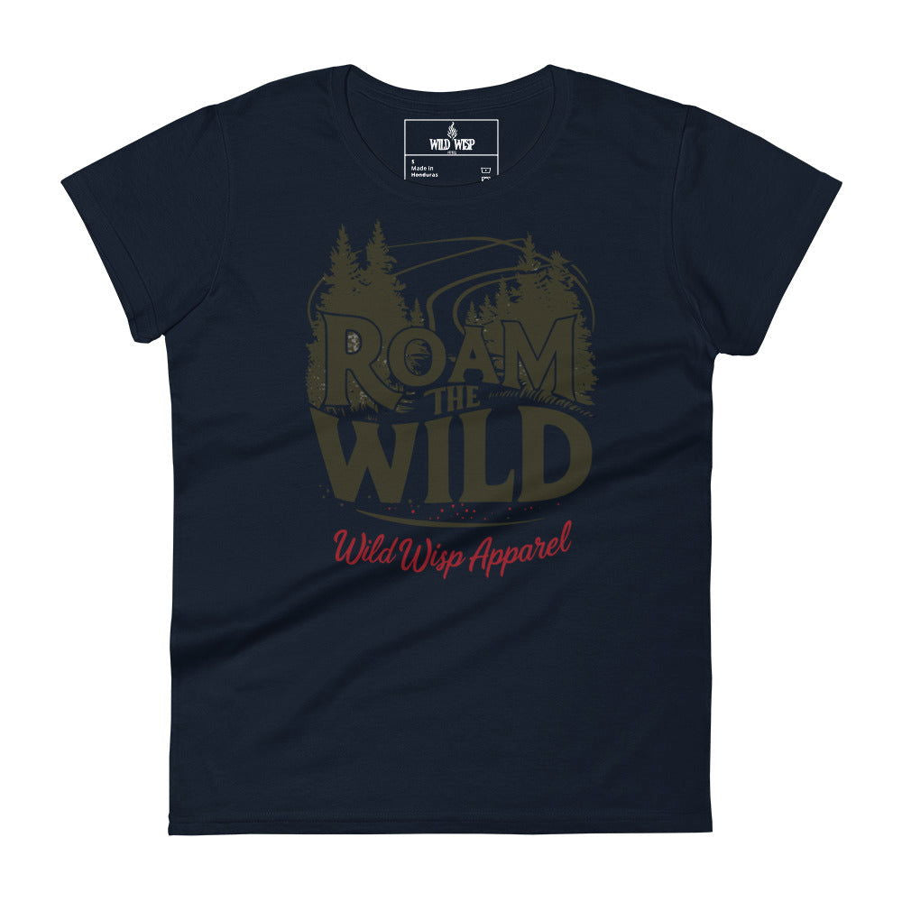 'Roam the Wild' Women's short sleeve t-shirt T-Shirts