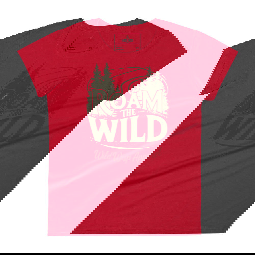 'Roam the Wild' Women's short sleeve t-shirt T-Shirts