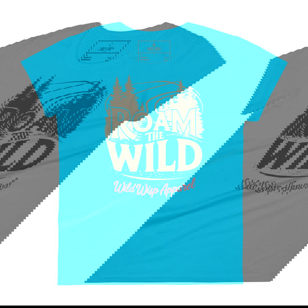 'Roam the Wild' Women's short sleeve t-shirt T-Shirts
