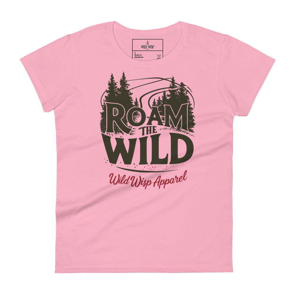 'Roam the Wild' Women's short sleeve t-shirt T-Shirts