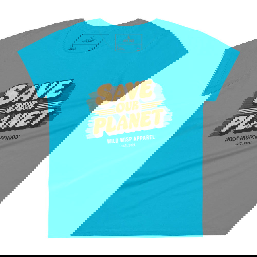 'Save Our Planet' Women's short sleeve t-shirt T-Shirts