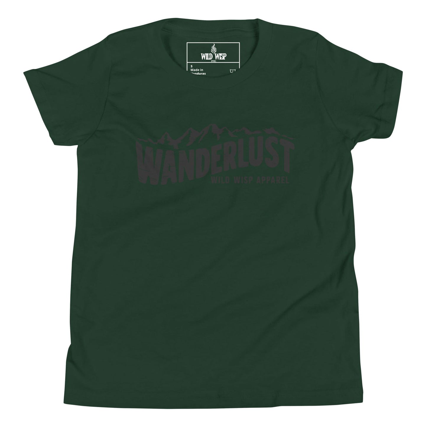 'Wanderlust' Youth Short Sleeve T-Shirt T-Shirts