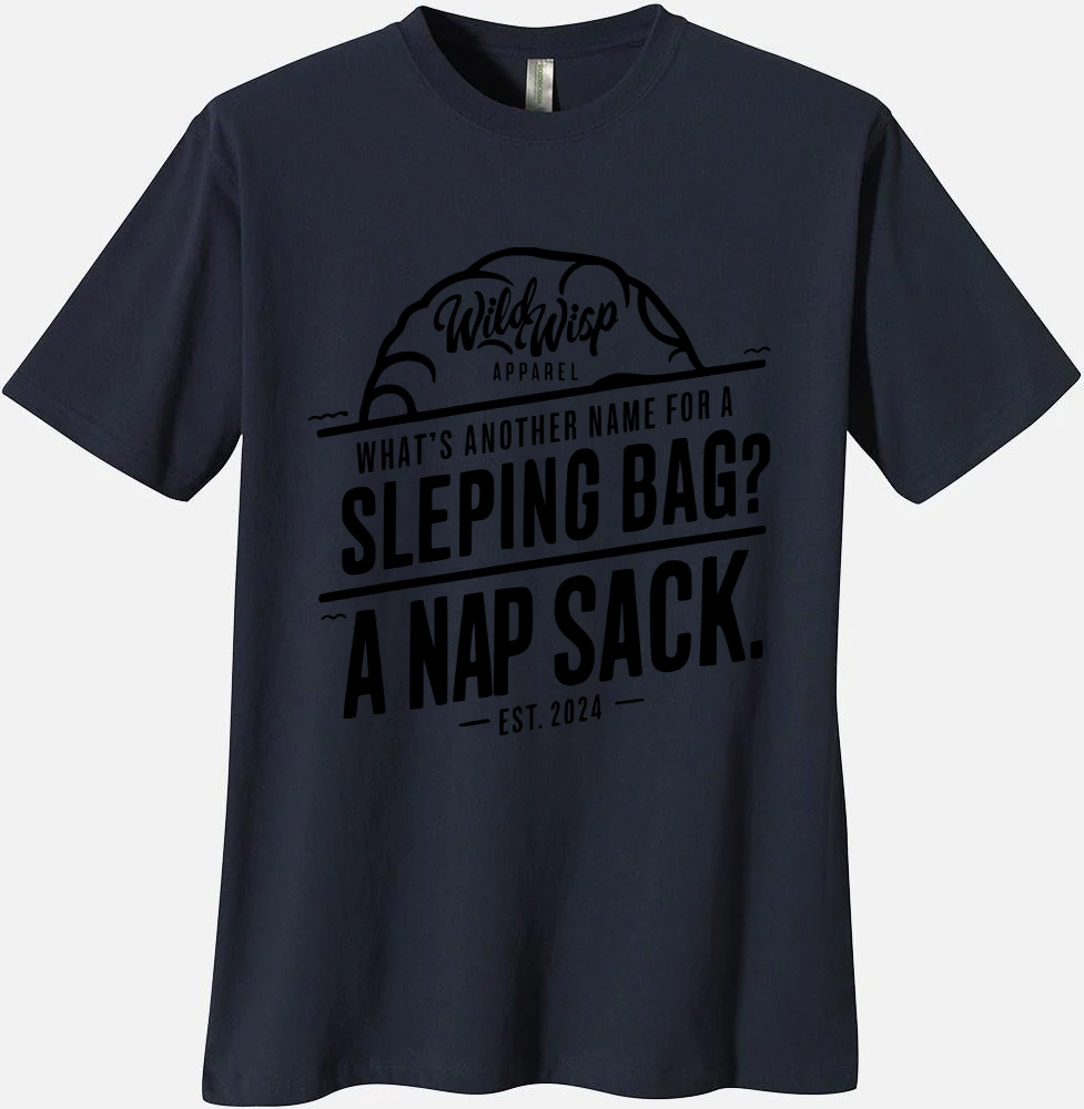 'Whats another name for a Sleeping Bag?' Organic Unisex Crewneck T-shirt T-Shirts