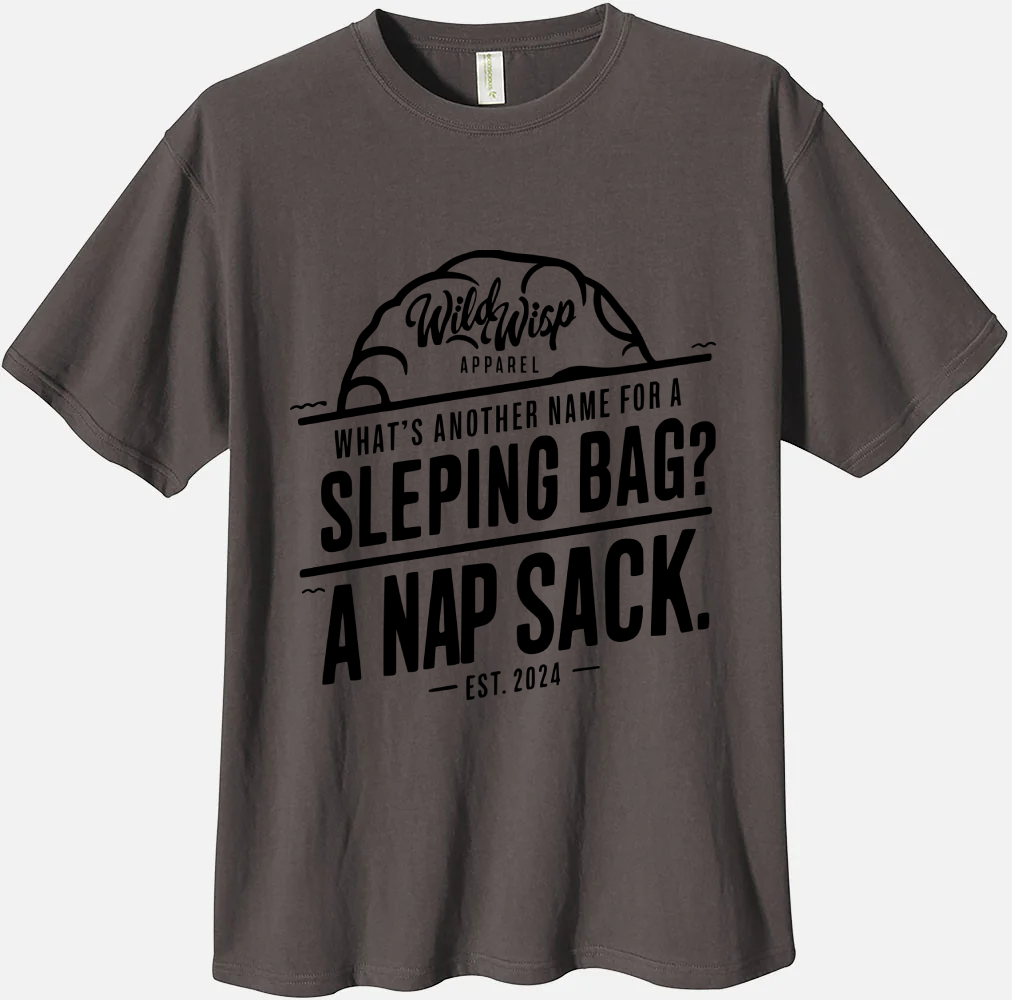 'Whats another name for a Sleeping Bag?' Organic Unisex Crewneck T-shirt T-Shirts