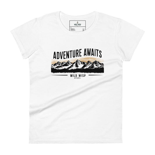 'Adventure Awaits' Women's short sleeve t-shirt T-Shirts