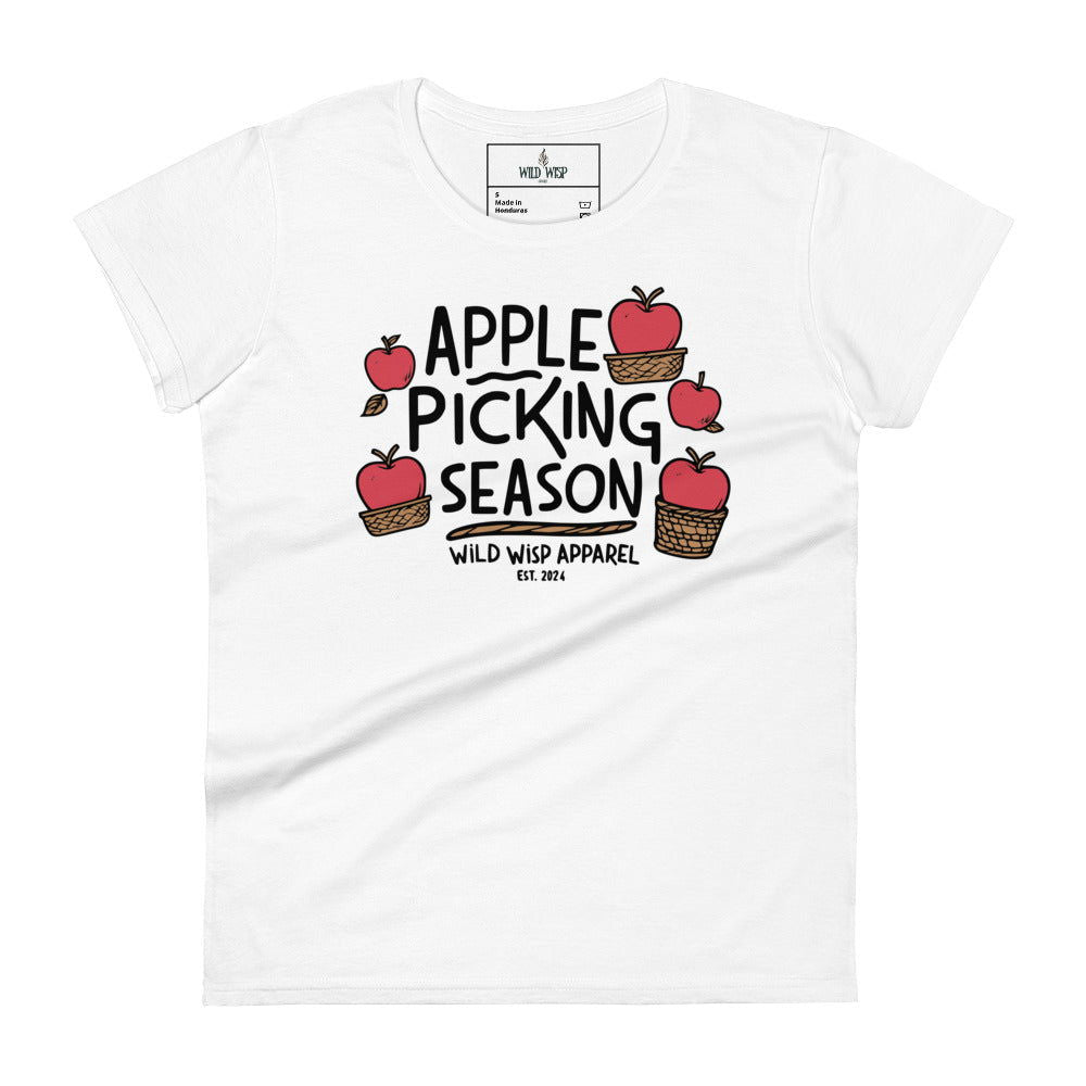 'Apple Picking Season' Women's short sleeve t-shirt T-Shirts