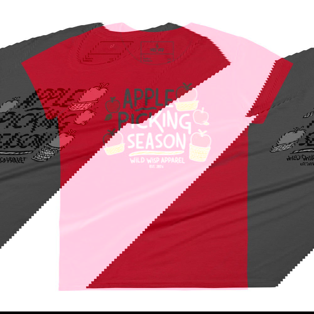 'Apple Picking Season' Women's short sleeve t-shirt T-Shirts