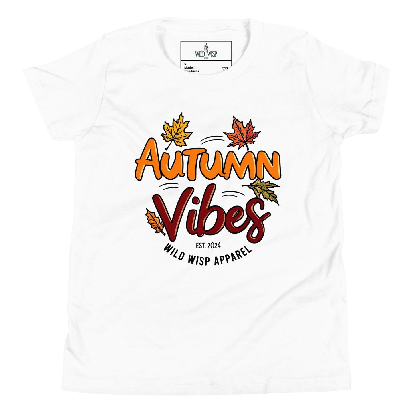 'Autumn Vibes' Youth Short Sleeve T-Shirt T-Shirts