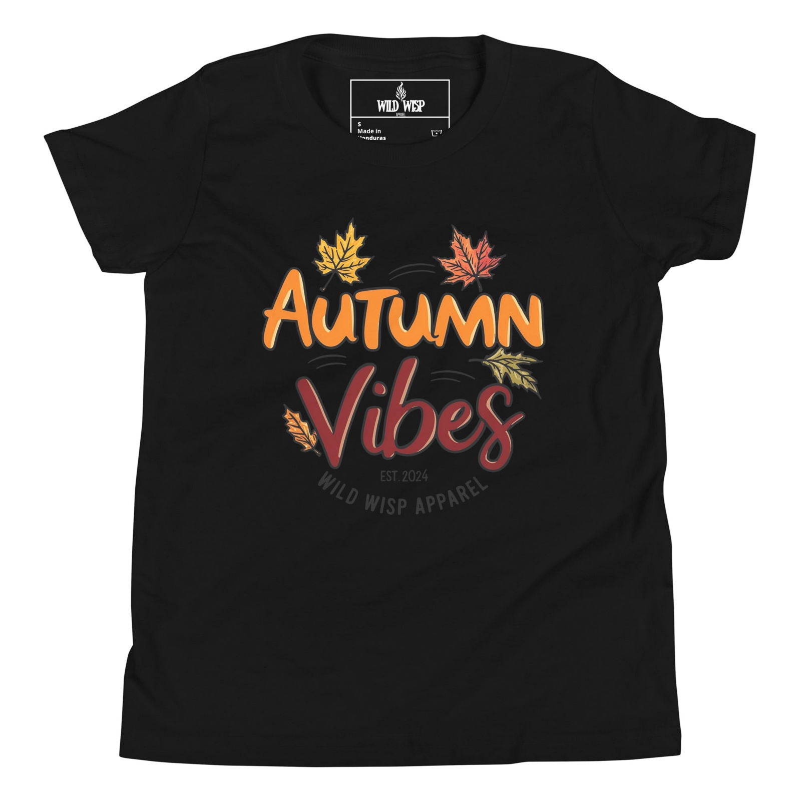 'Autumn Vibes' Youth Short Sleeve T-Shirt T-Shirts