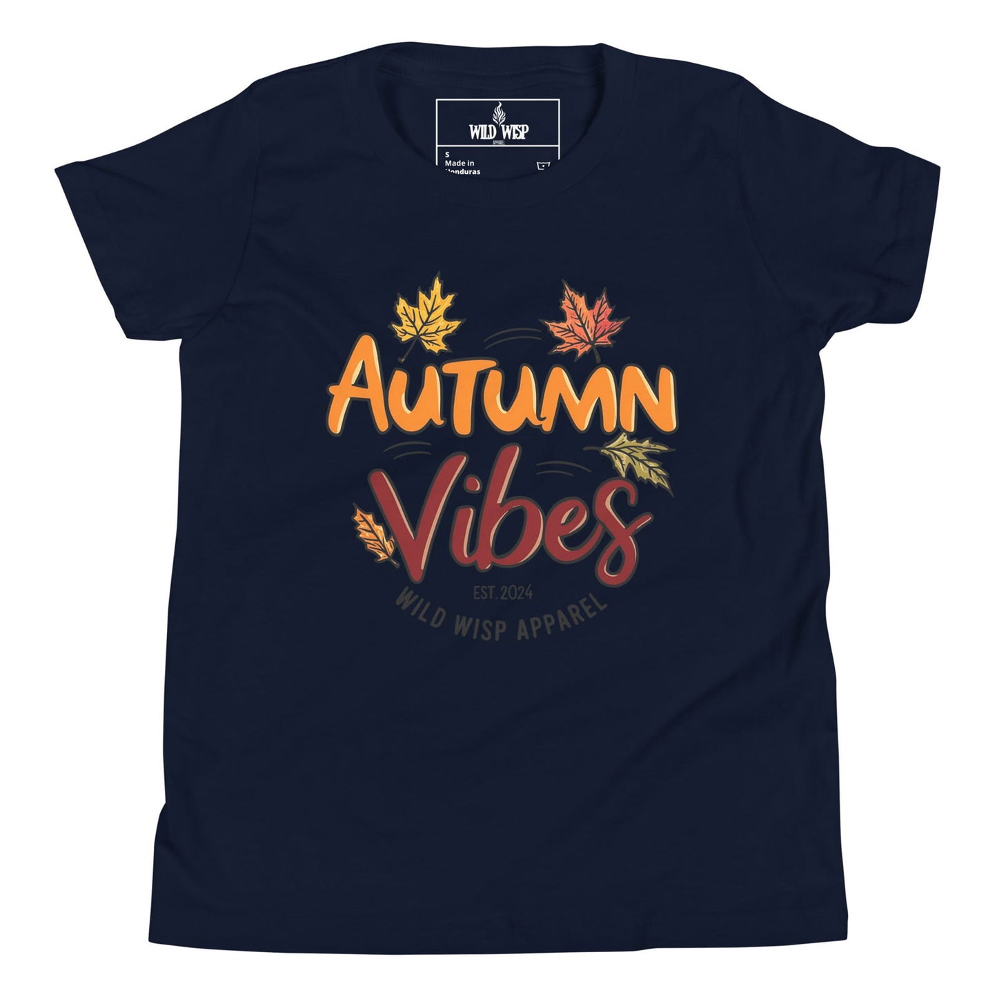 'Autumn Vibes' Youth Short Sleeve T-Shirt T-Shirts
