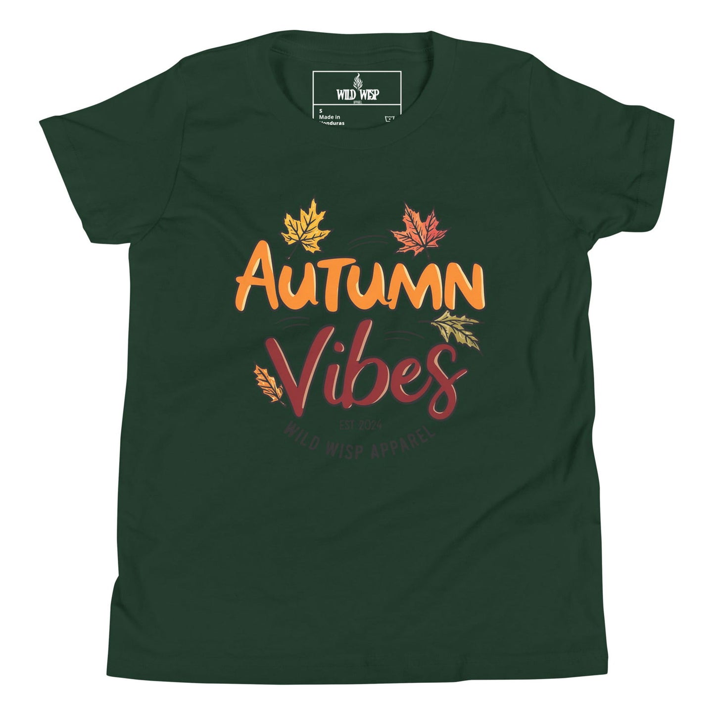 'Autumn Vibes' Youth Short Sleeve T-Shirt T-Shirts