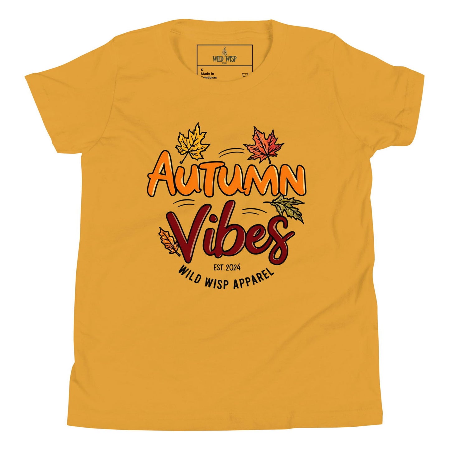 'Autumn Vibes' Youth Short Sleeve T-Shirt T-Shirts