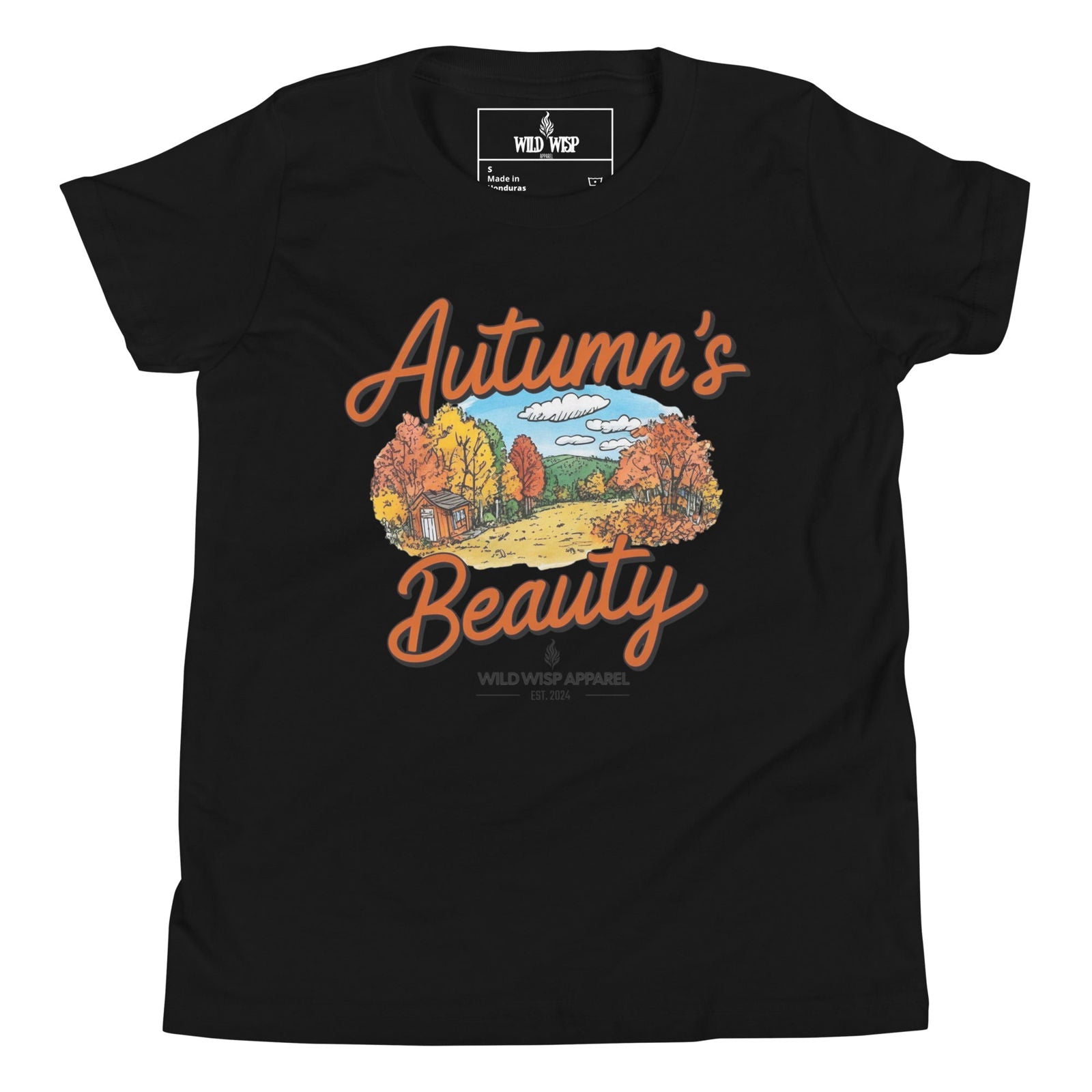 'Autumn's Beauty' Youth Short Sleeve T-Shirt T-Shirts