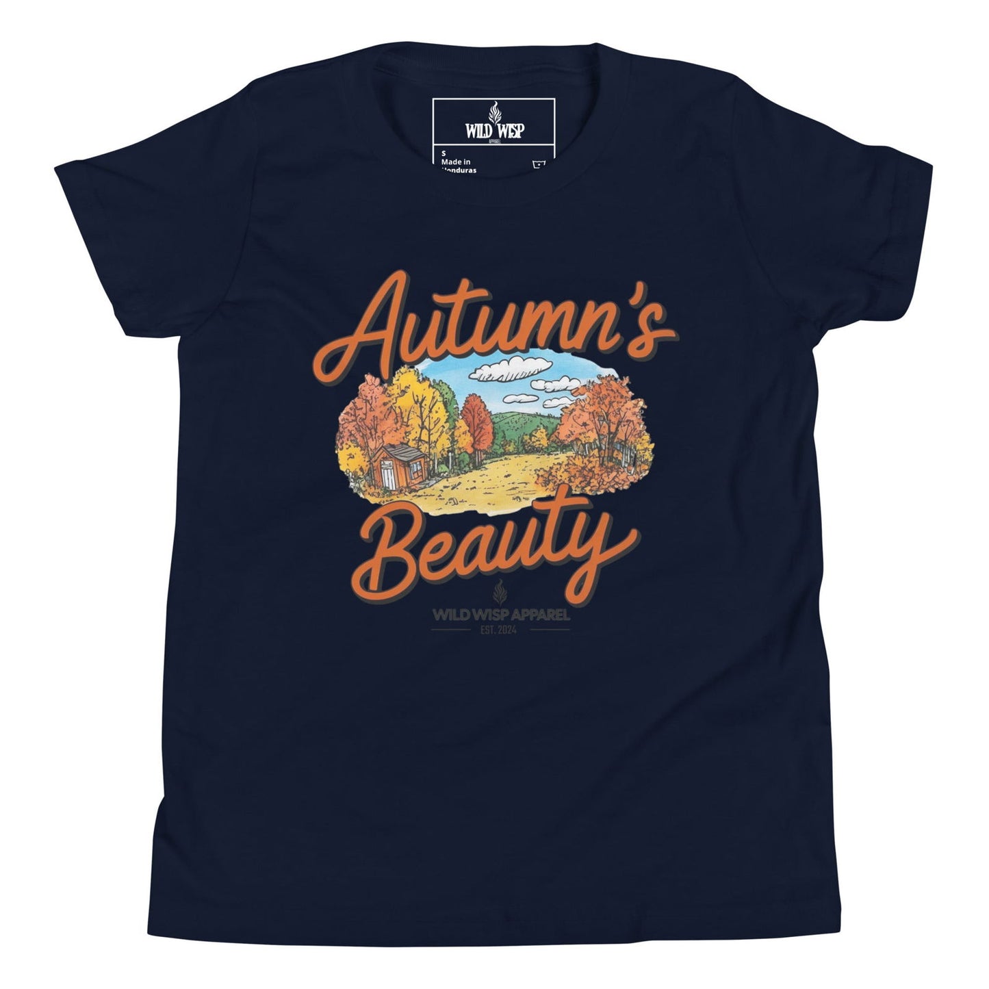 'Autumn's Beauty' Youth Short Sleeve T-Shirt T-Shirts