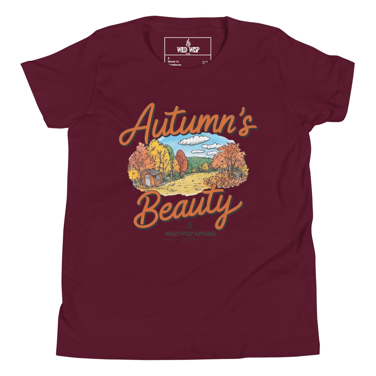 'Autumn's Beauty' Youth Short Sleeve T-Shirt T-Shirts