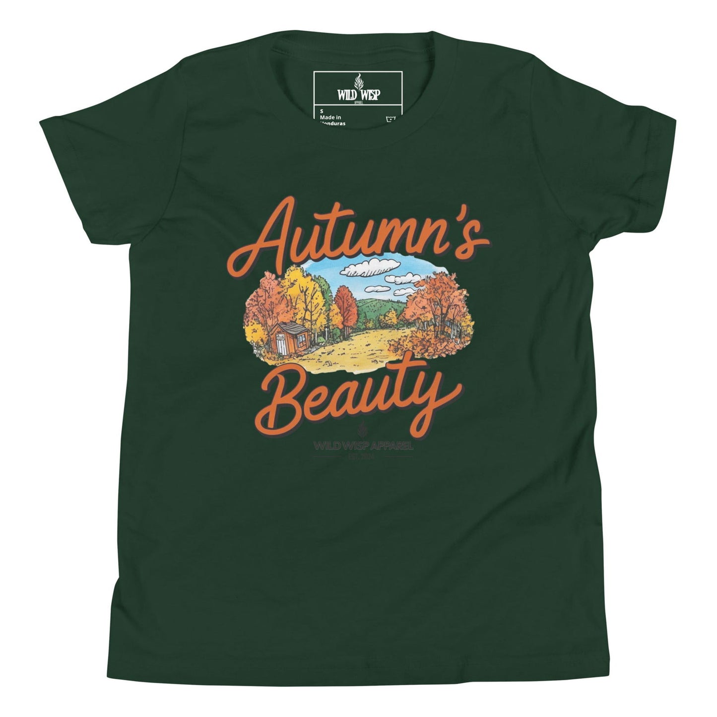 'Autumn's Beauty' Youth Short Sleeve T-Shirt T-Shirts