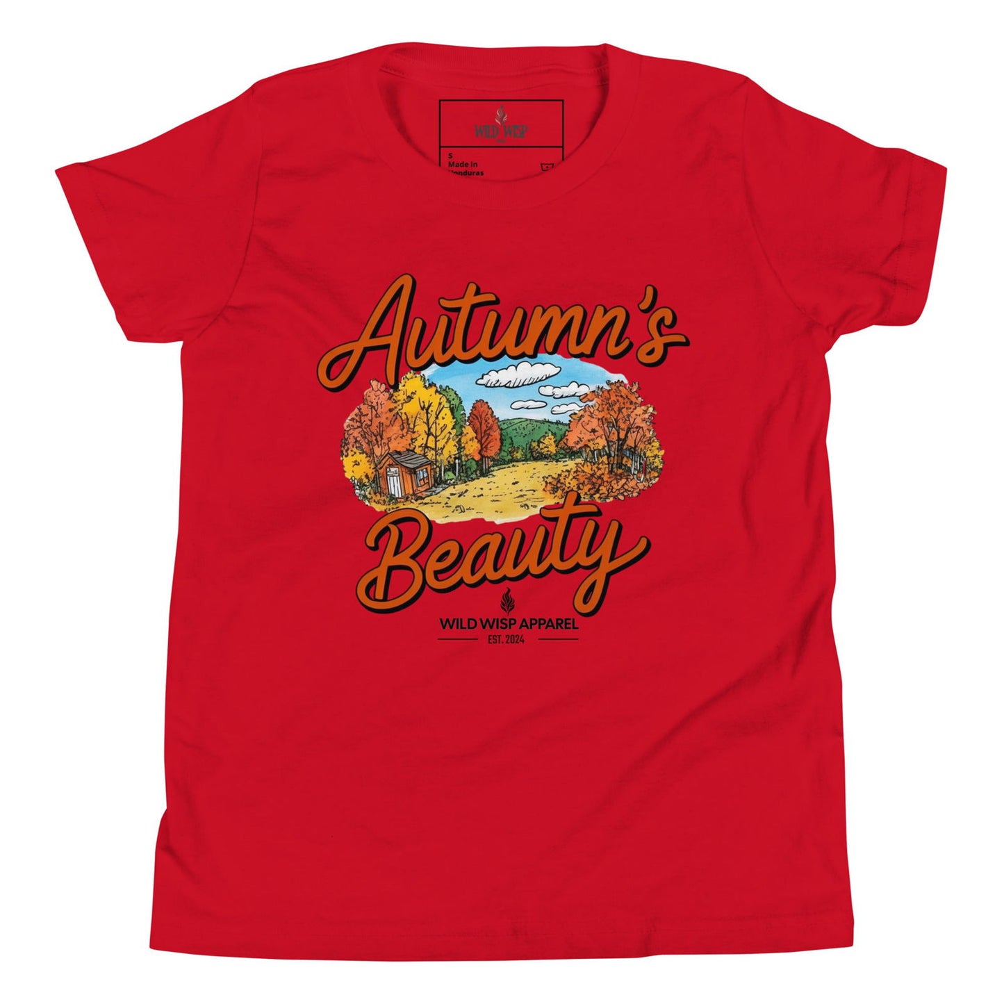 'Autumn's Beauty' Youth Short Sleeve T-Shirt T-Shirts