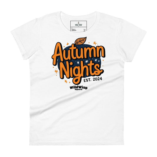 'Autumns Nights' Women's short sleeve t-shirt - Wild Wisp Apparel