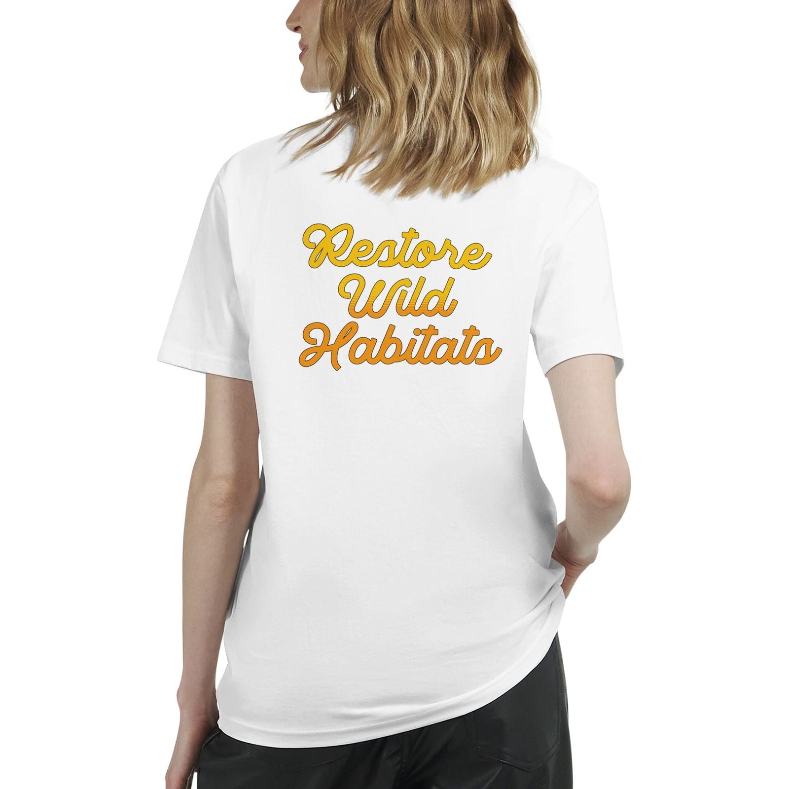 'Bee the Change' Organic Unisex Crewneck T-shirt T-Shirts