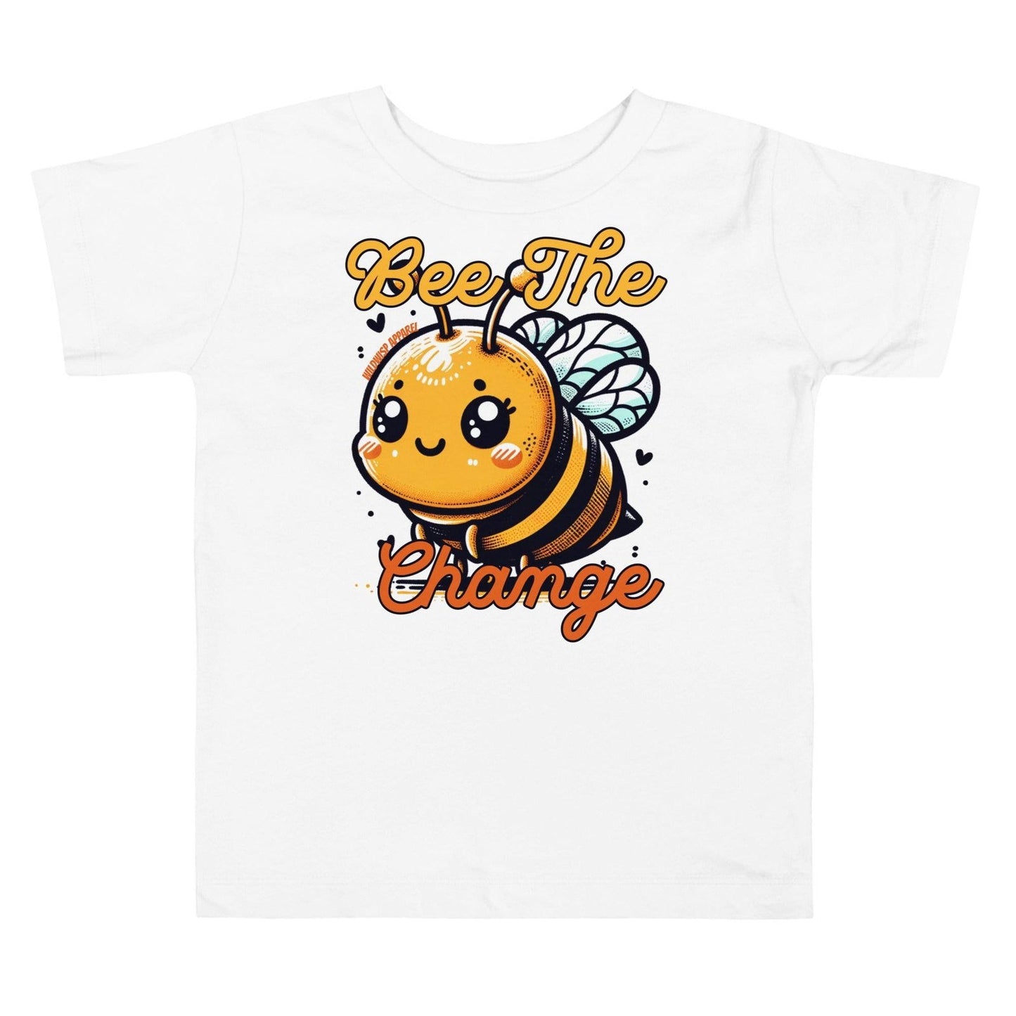'Bee the Change' Toddler Short Sleeve Tee T-Shirts