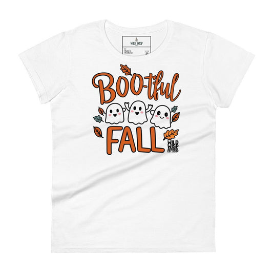 'Boo-tiful Fall' Women's short sleeve t-shirt - Wild Wisp Apparel