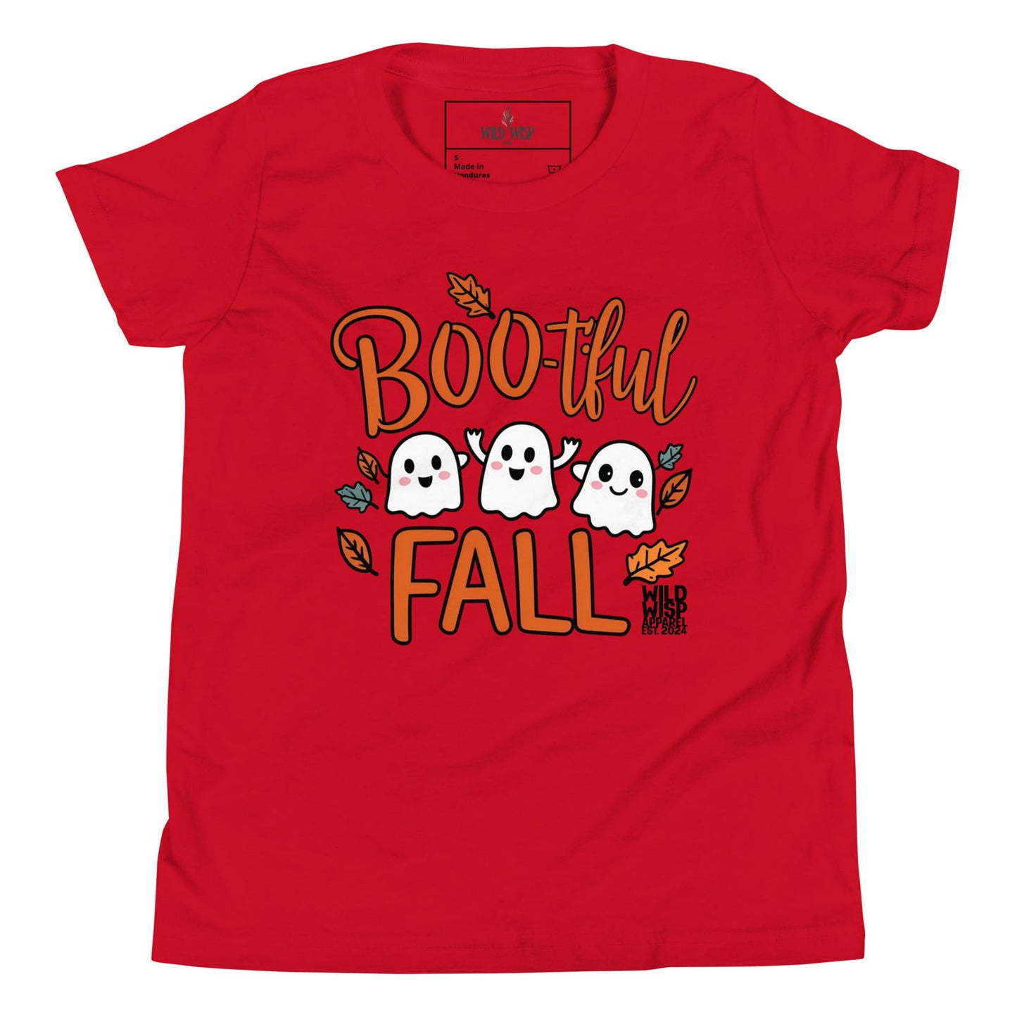 'Bootiful Fall' Youth Short Sleeve T-Shirt T-Shirts