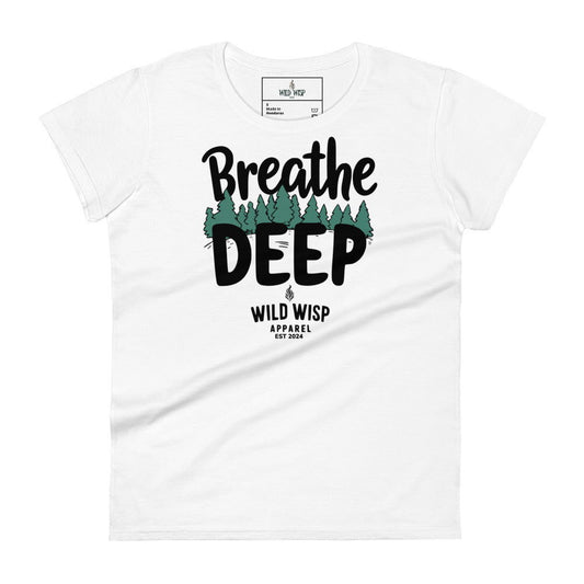 'Breathe Deep' Women's short sleeve t-shirt T-Shirts