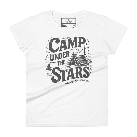 'Camp Under the Stars' Women's short sleeve t-shirt T-Shirts