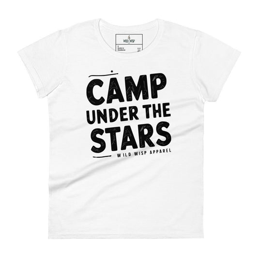 'Camp Under the Stars' Women's short sleeve t-shirt T-Shirts