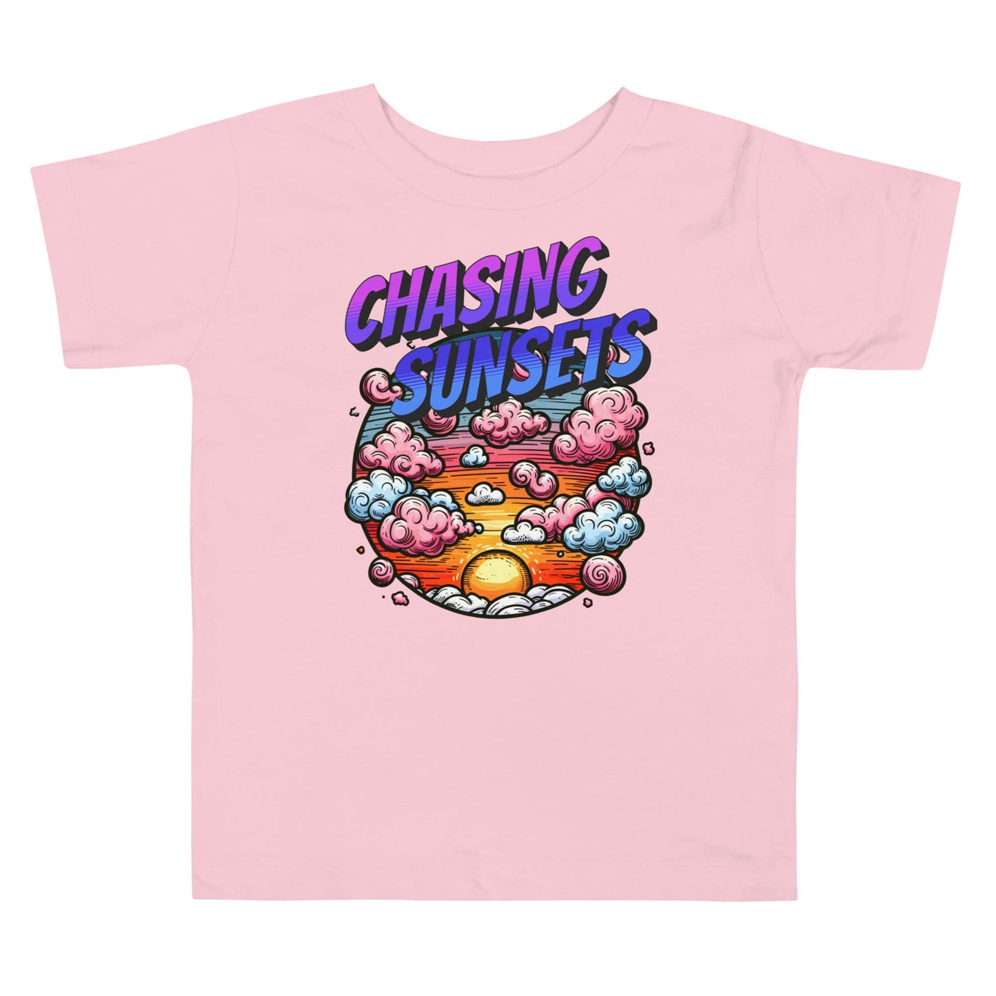 'Chasing Sunsets' Toddler Short Sleeve Tee T-Shirts