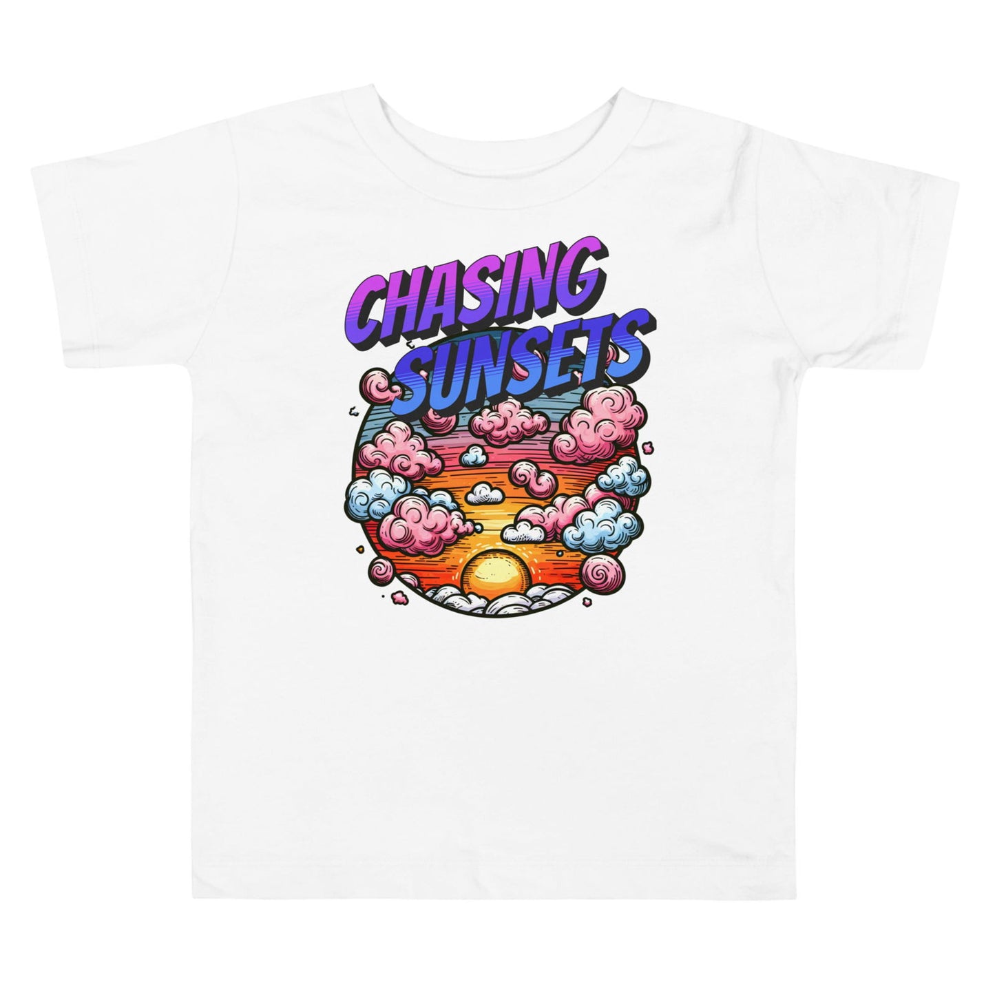 'Chasing Sunsets' Toddler Short Sleeve Tee T-Shirts