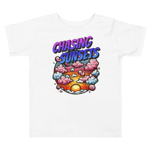'Chasing Sunsets' Toddler Short Sleeve Tee T-Shirts