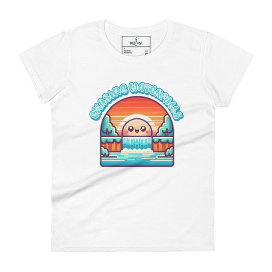 'Chasing Waterfalls Cute' Women's short sleeve t-shirt T-Shirts