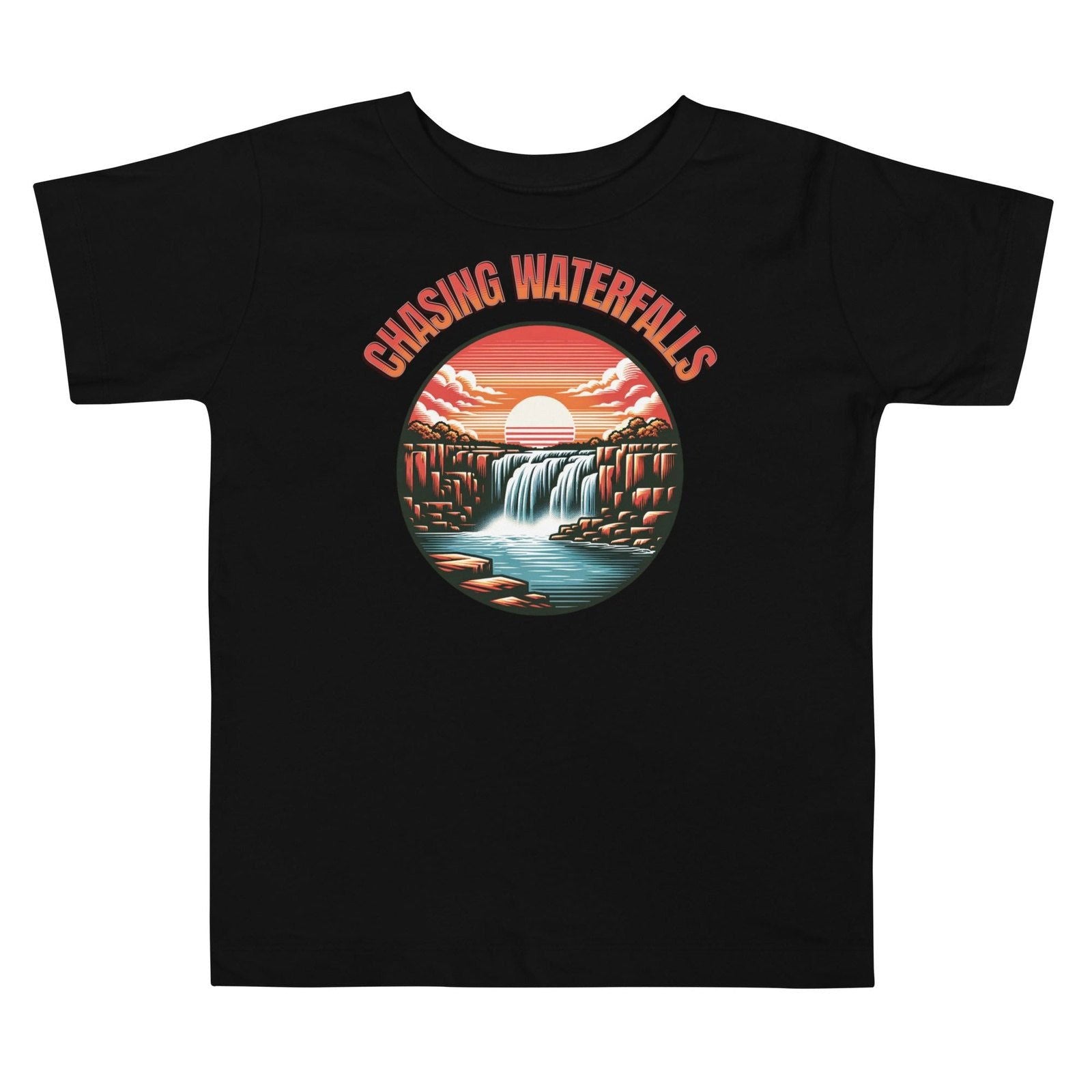 'Chasing Waterfalls' Toddler Short Sleeve Tee T-Shirts