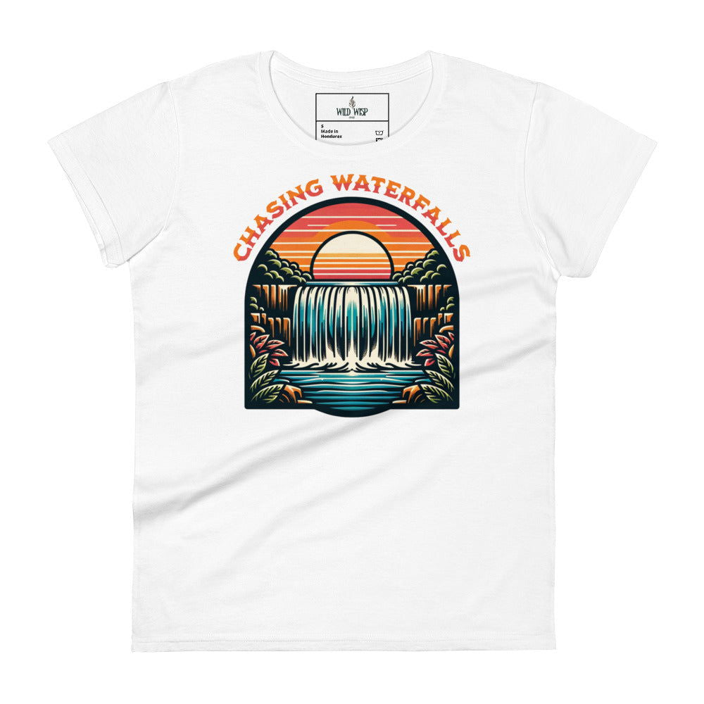'Chasing Waterfalls' Women's short sleeve t-shirt T-Shirts