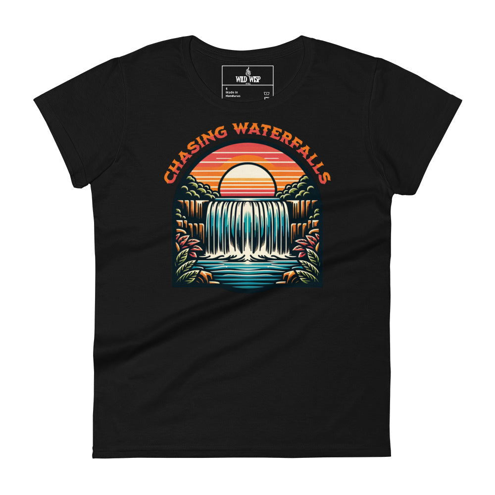 'Chasing Waterfalls' Women's short sleeve t-shirt T-Shirts