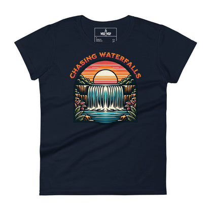'Chasing Waterfalls' Women's short sleeve t-shirt T-Shirts