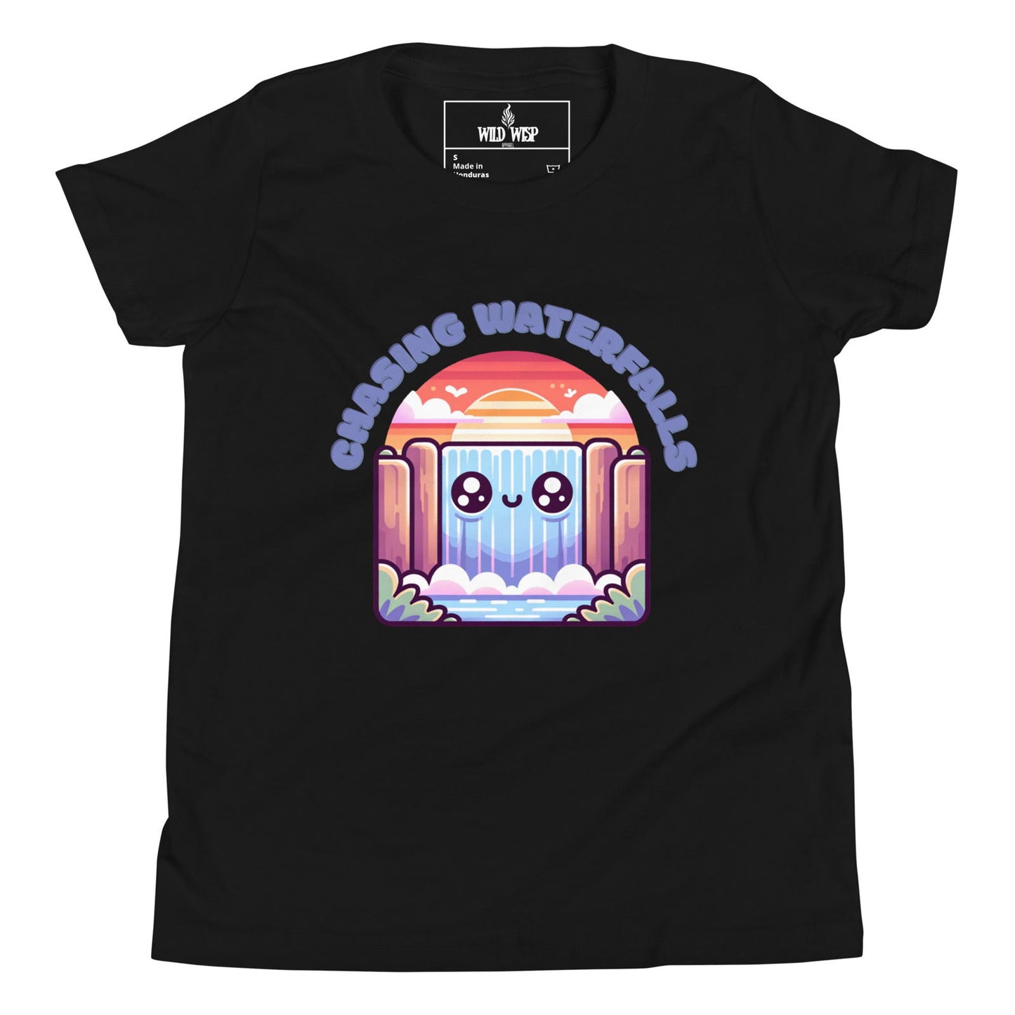 'Chasing Waterfalls' Youth Short Sleeve T-Shirt T-Shirts