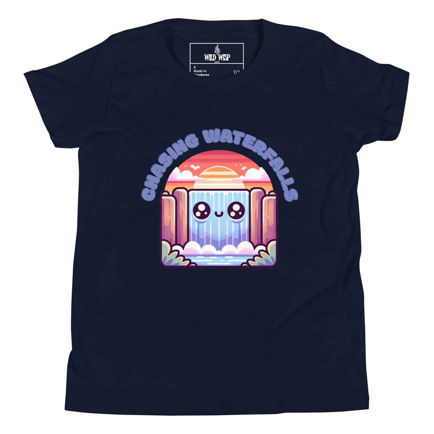 'Chasing Waterfalls' Youth Short Sleeve T-Shirt T-Shirts